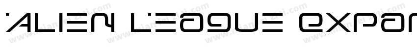 Alien League Expanded Expanded字体转换